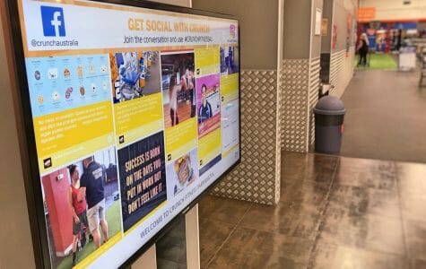 Crunch Fitness Parramatta Social Wall (1)